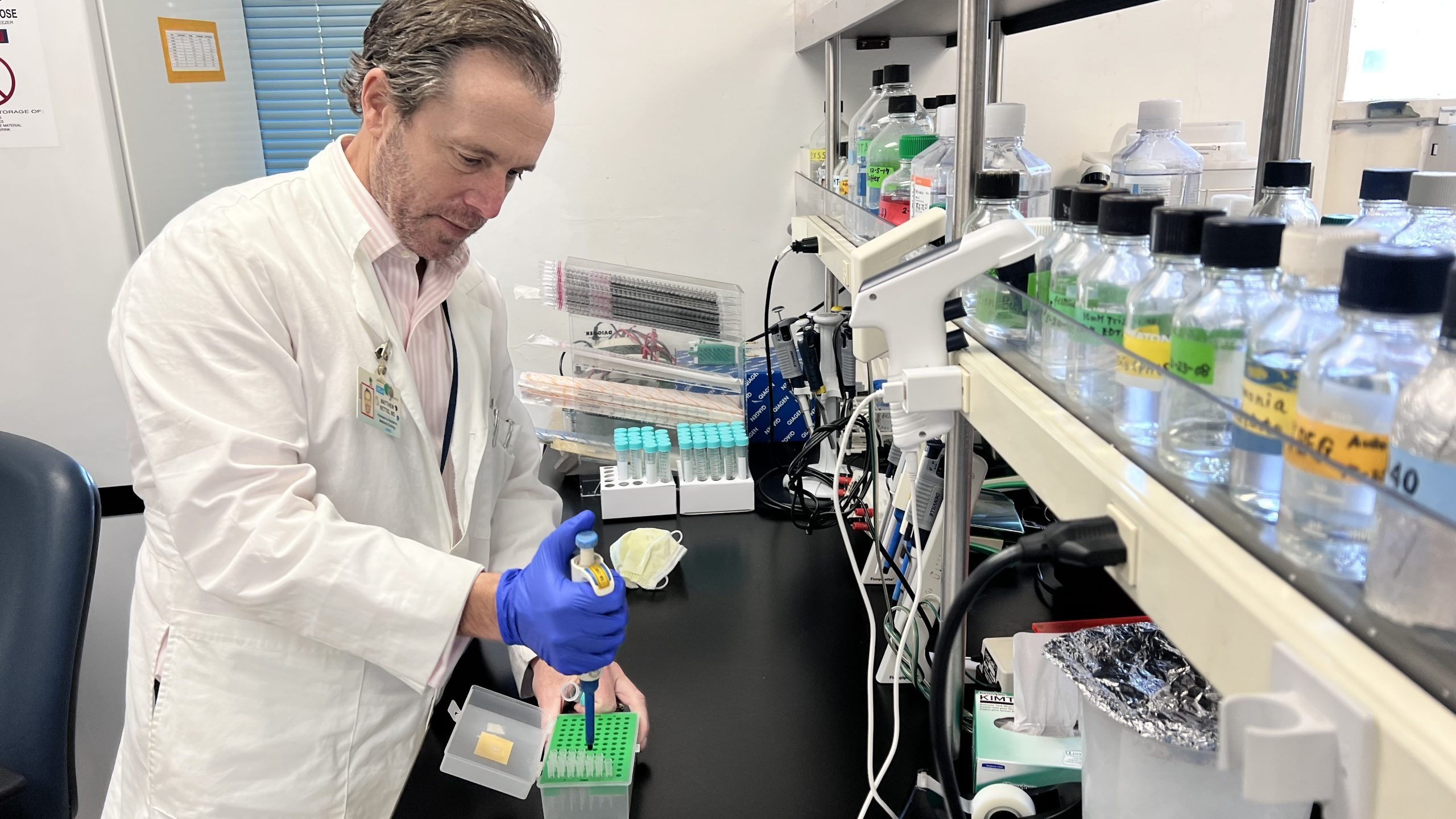 Scientist in lab
